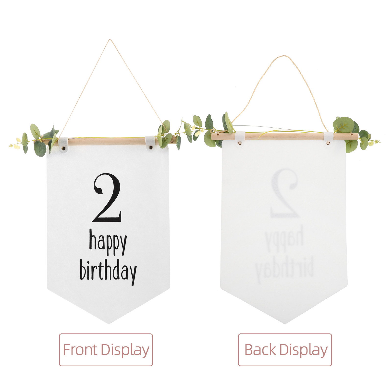 Kids Felt Birthday Banner Deco - Baby Nursery Bunting review and price