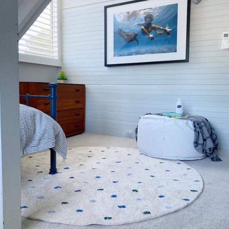 Dot Fluffy Carpet Living Room  - Baby Nursery Carpet review and price