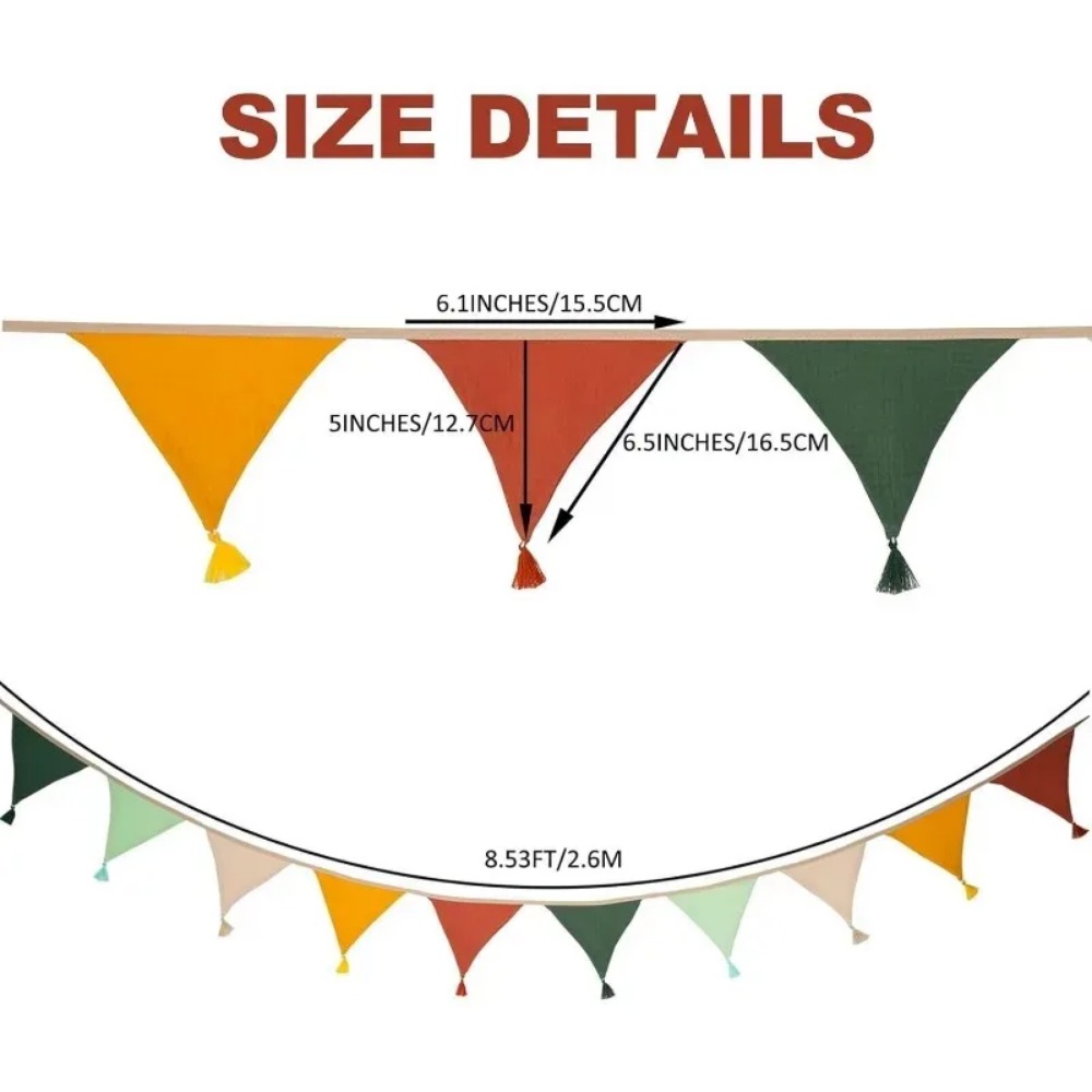 20 PCS  Fabric Flag Banners Mu - Baby Nursery Bunting review and price