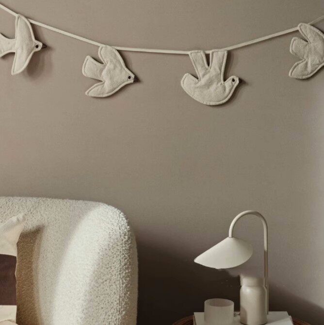 Nordic Ins Style Bird Hanging  - Baby Nursery Bunting review and price