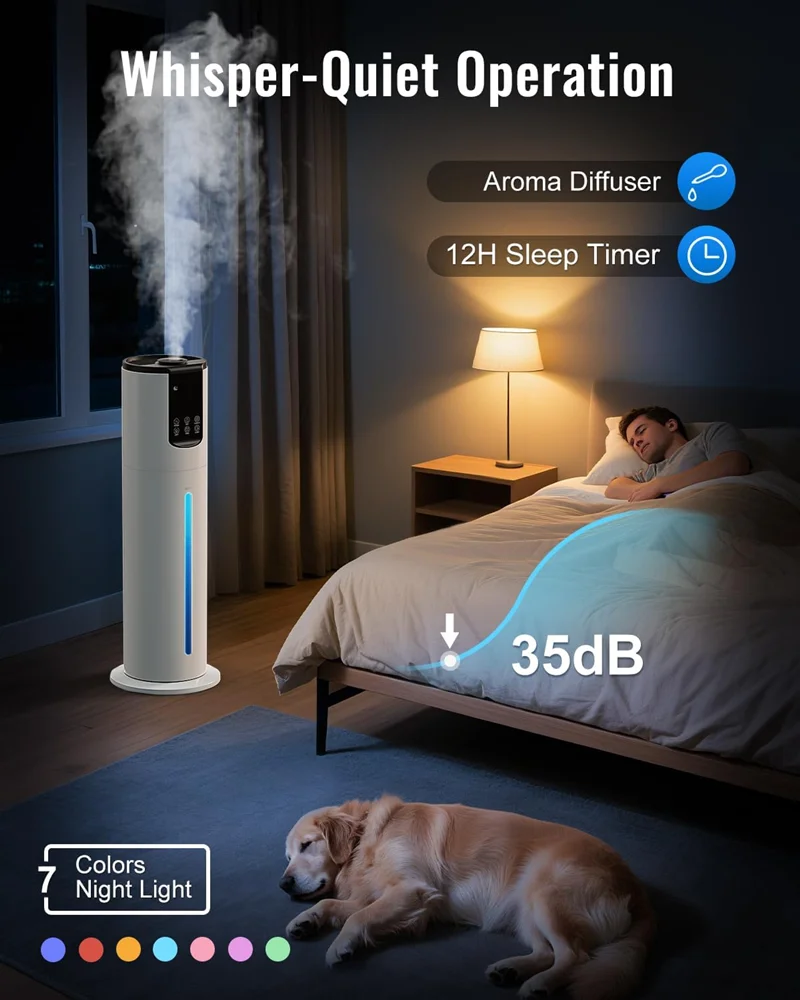 Ultra-Quiet Floor Ultrasonic H - Humidifier Nursery Quiet review and price