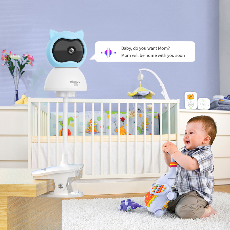 4MP WiFi xiaovv indoor Baby Mo - Baby Nursery Camera review and price