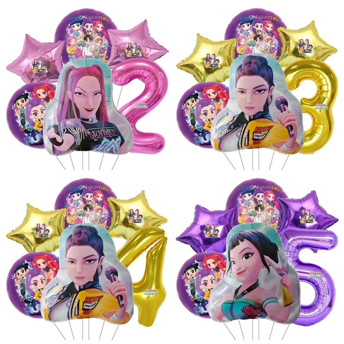 6pcs Aluminum Film Music Girl  - Baby Nursery Hanging Decor review and price