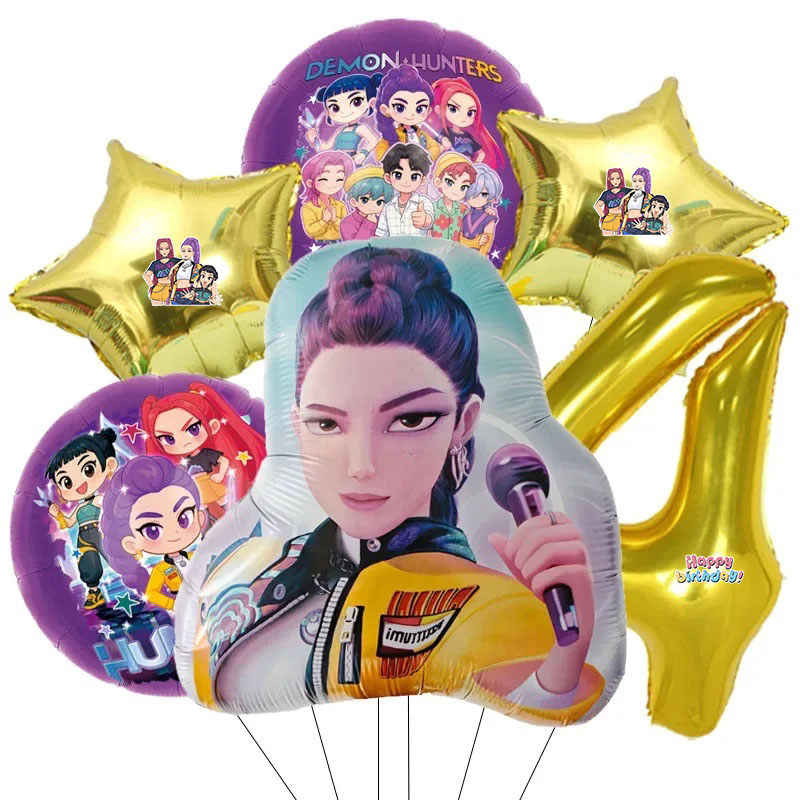 6pcs Aluminum Film Music Girl  - Baby Nursery Hanging Decor review and price