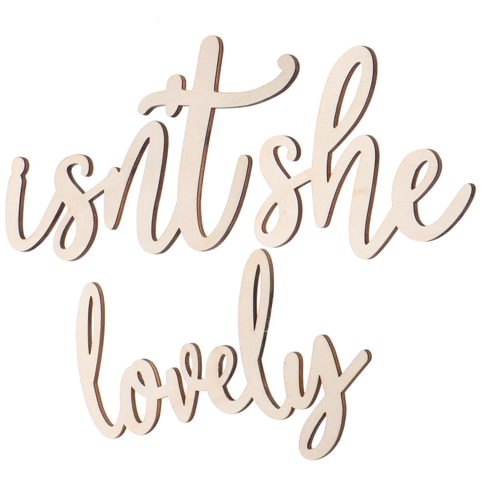 Wood Sign Wooden Wall Sticker  - Baby Nursery Wall Decor review and price