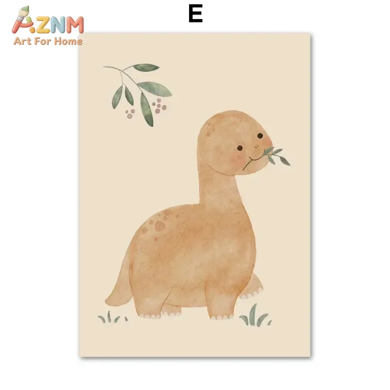 AZNM Neutral Watercolor Dinosa - Baby Nursery Neutral review and price