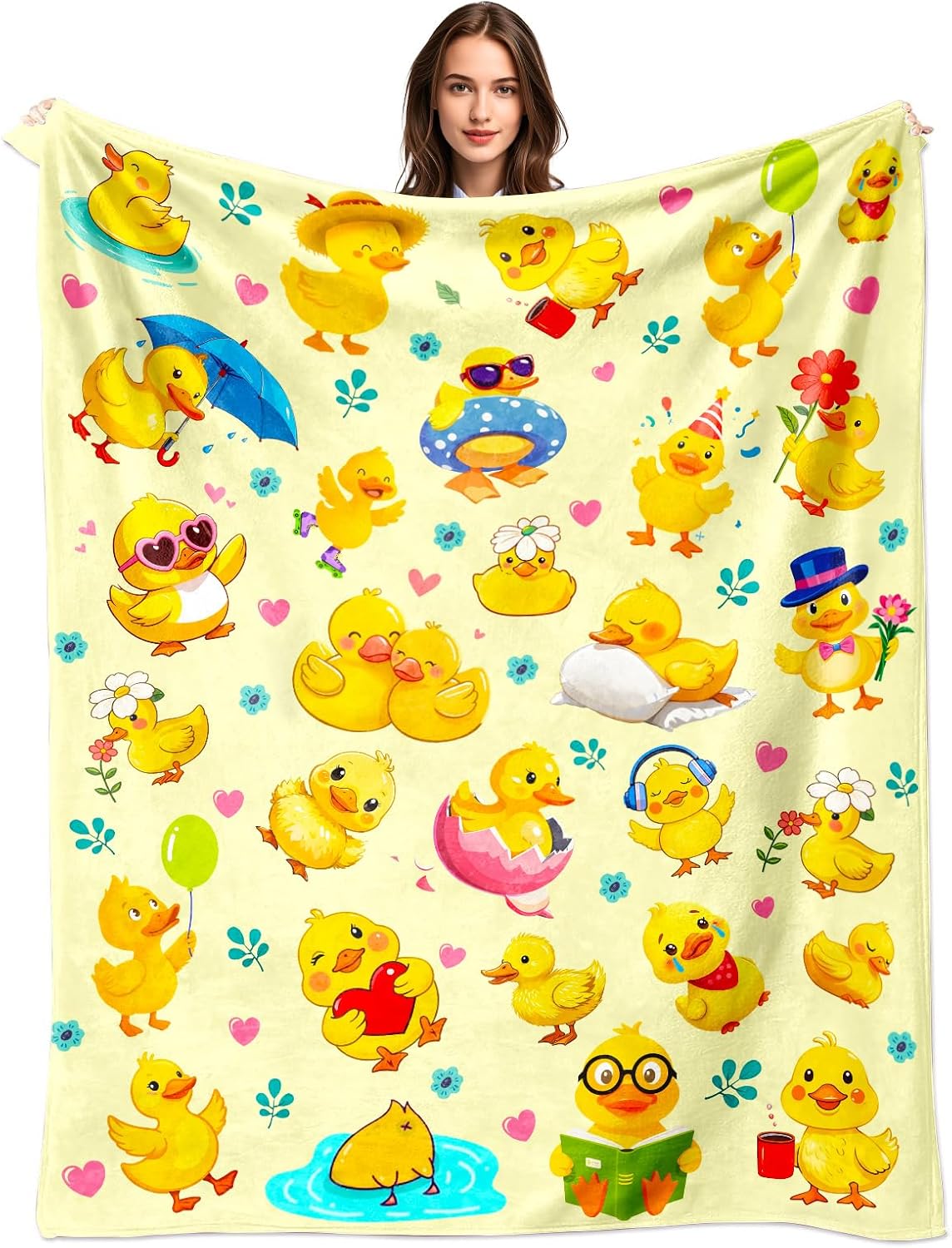 Yellow Chick Animal Print Blan - Baby Nursery Yellow review and price