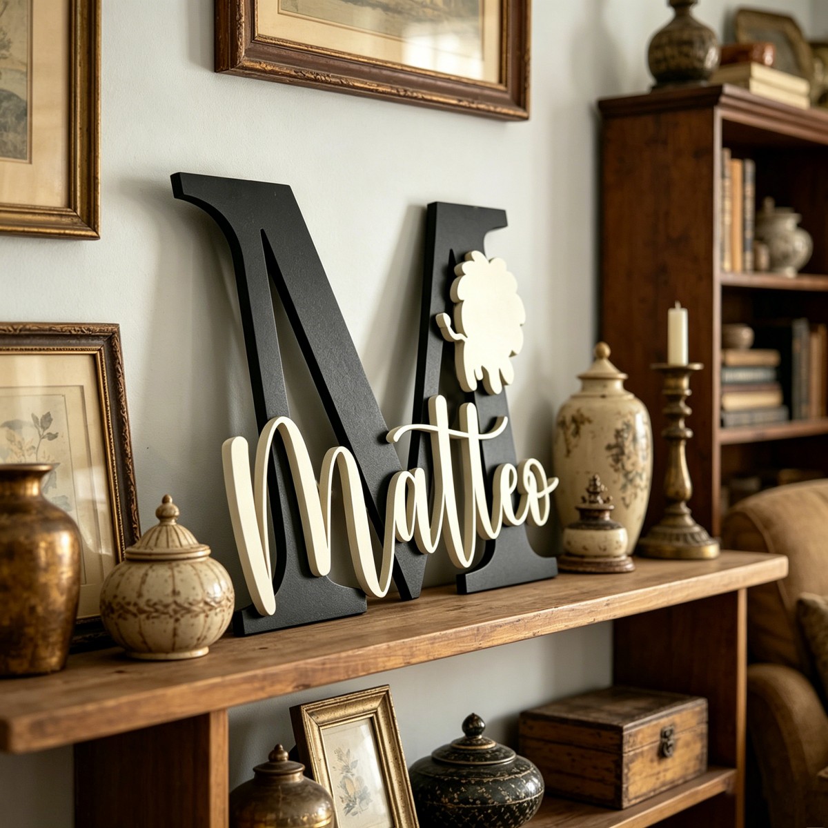 1Pc Custom Lion Name & Initial - Baby Nursery Wall Decor review and price