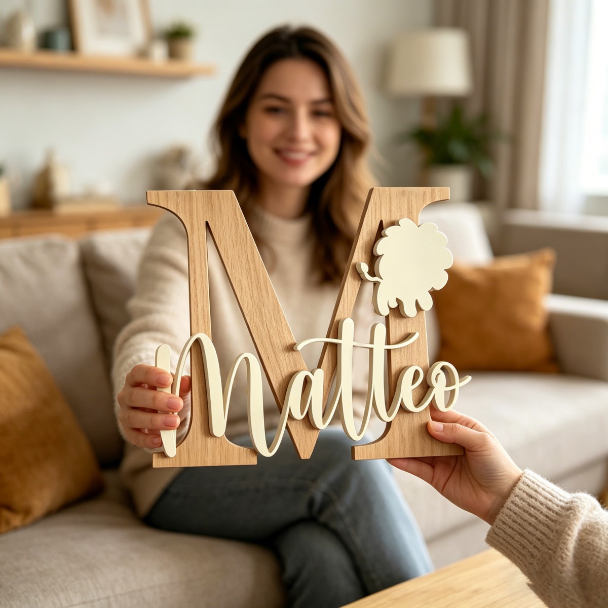 1Pc Custom Lion Name & Initial - Baby Nursery Wall Decor review and price