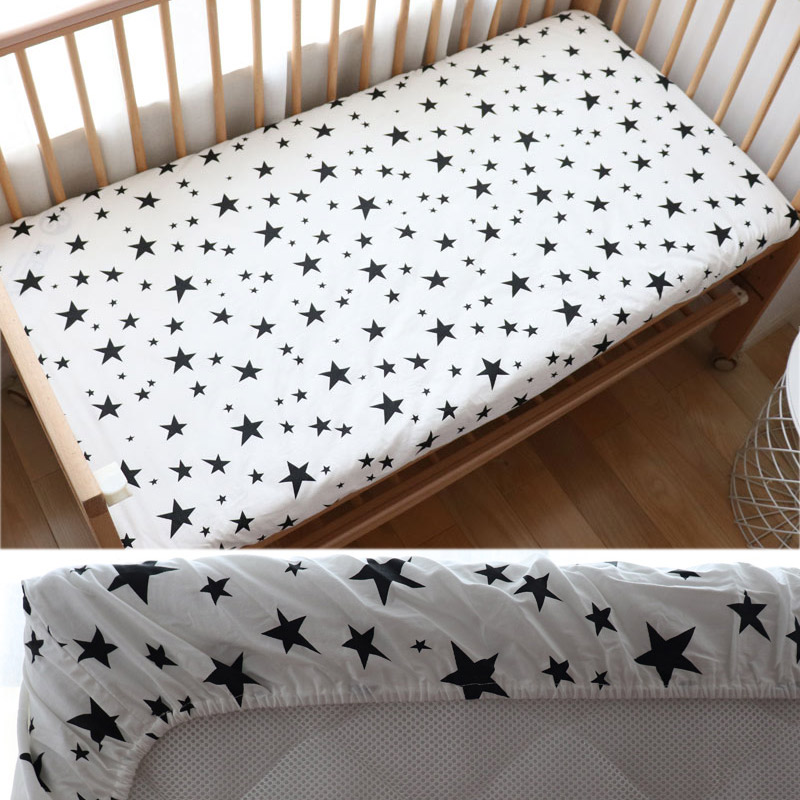 130x70cm 100% Cotton Baby Crib - Baby Nursery Bed review and price