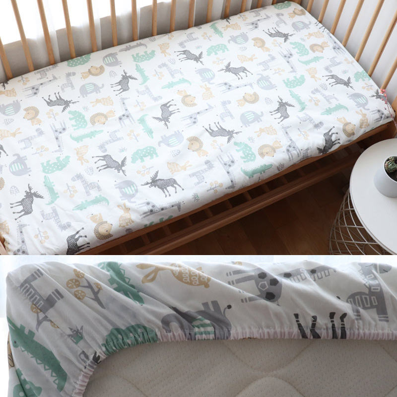 130x70cm 100% Cotton Baby Crib - Baby Nursery Bed review and price