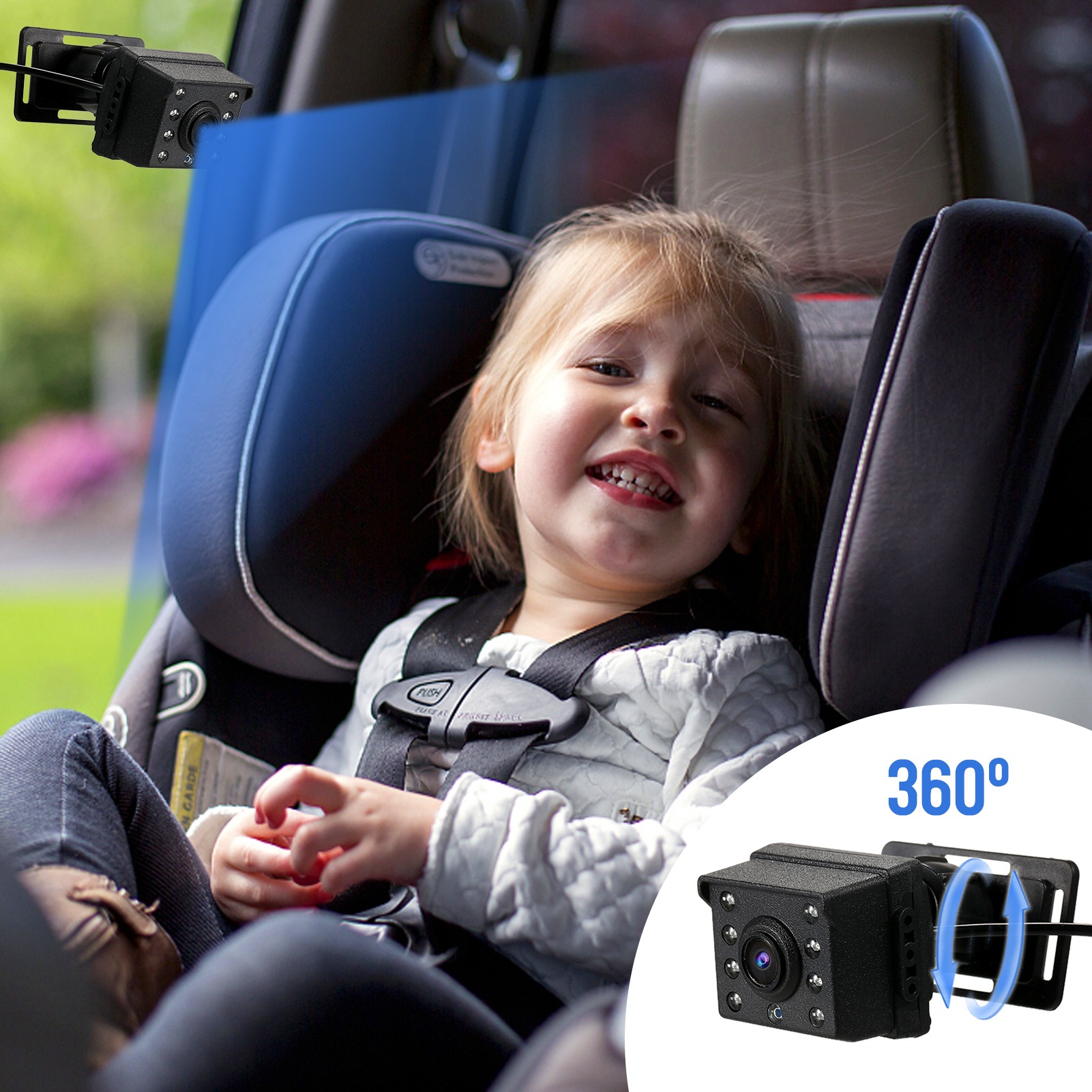 1080P Baby Car Mirror with 4.3 - Baby Nursery Camera review and price
