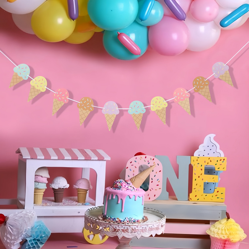 Sweet Ice Cream Theme Paper Ba - Baby Nursery Hanging Decor review and price