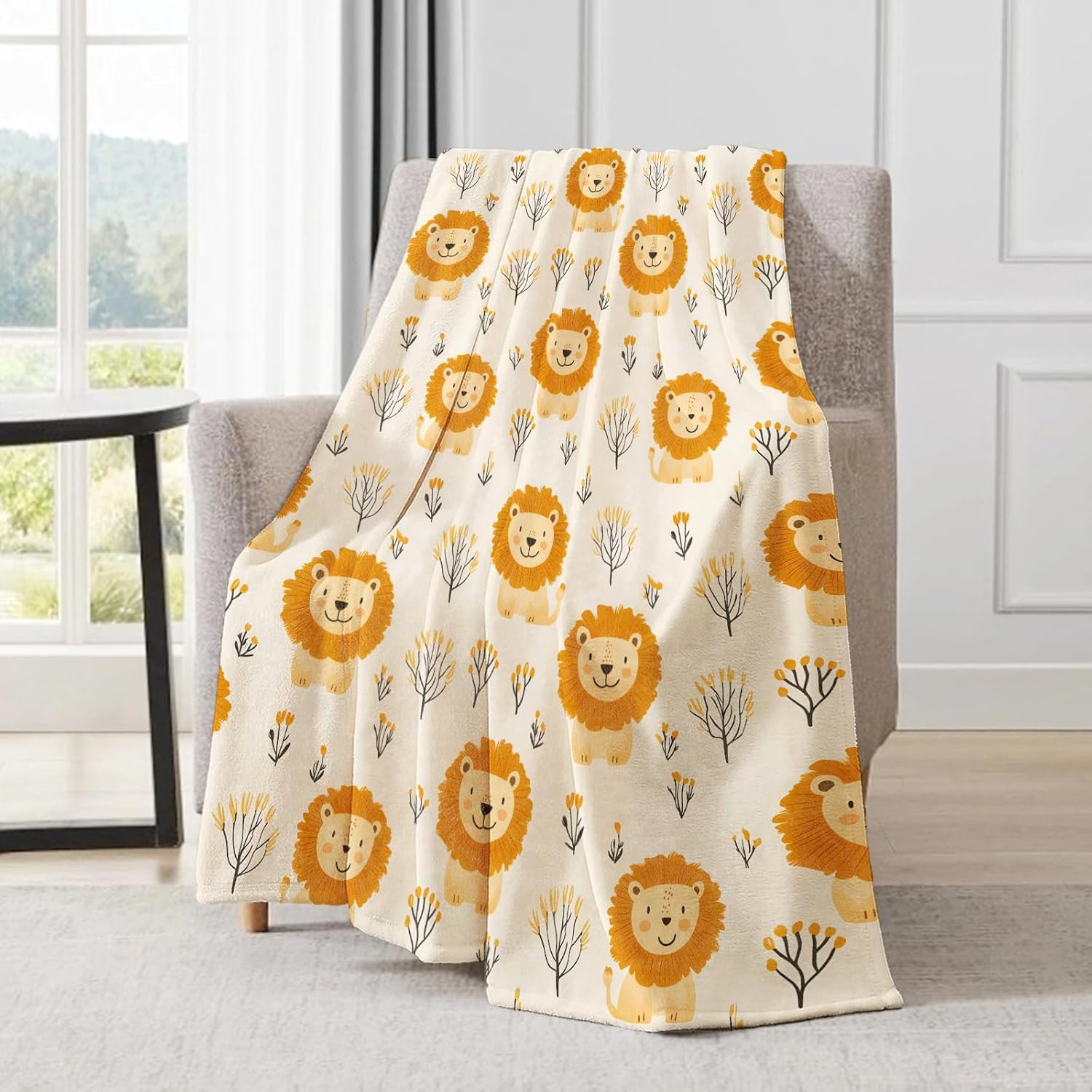 Ultra Soft Plush Lion Pattern  - Baby Nursery In Hospital review and price