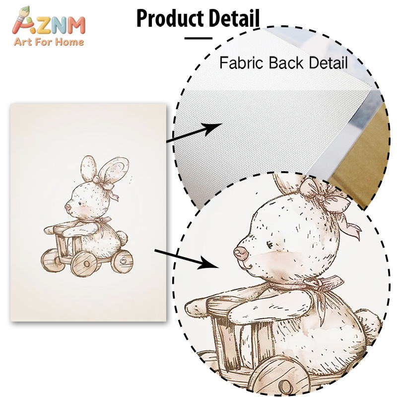 AZNM Vintage Baby Toy Canvas W - Baby Nursery Vintage review and price