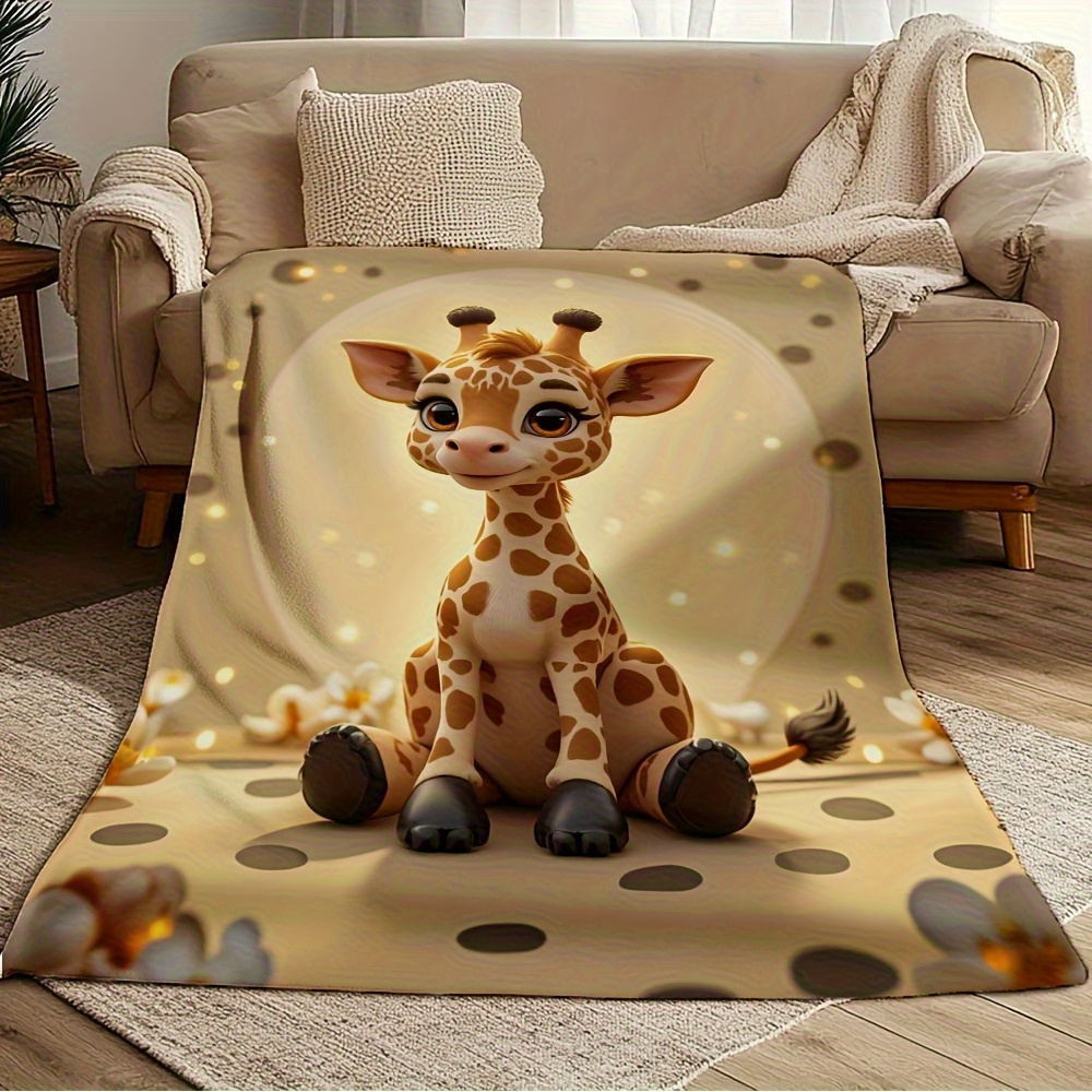 Adorable Giraffe Print Throw B - Baby Nursery In Hospital review and price