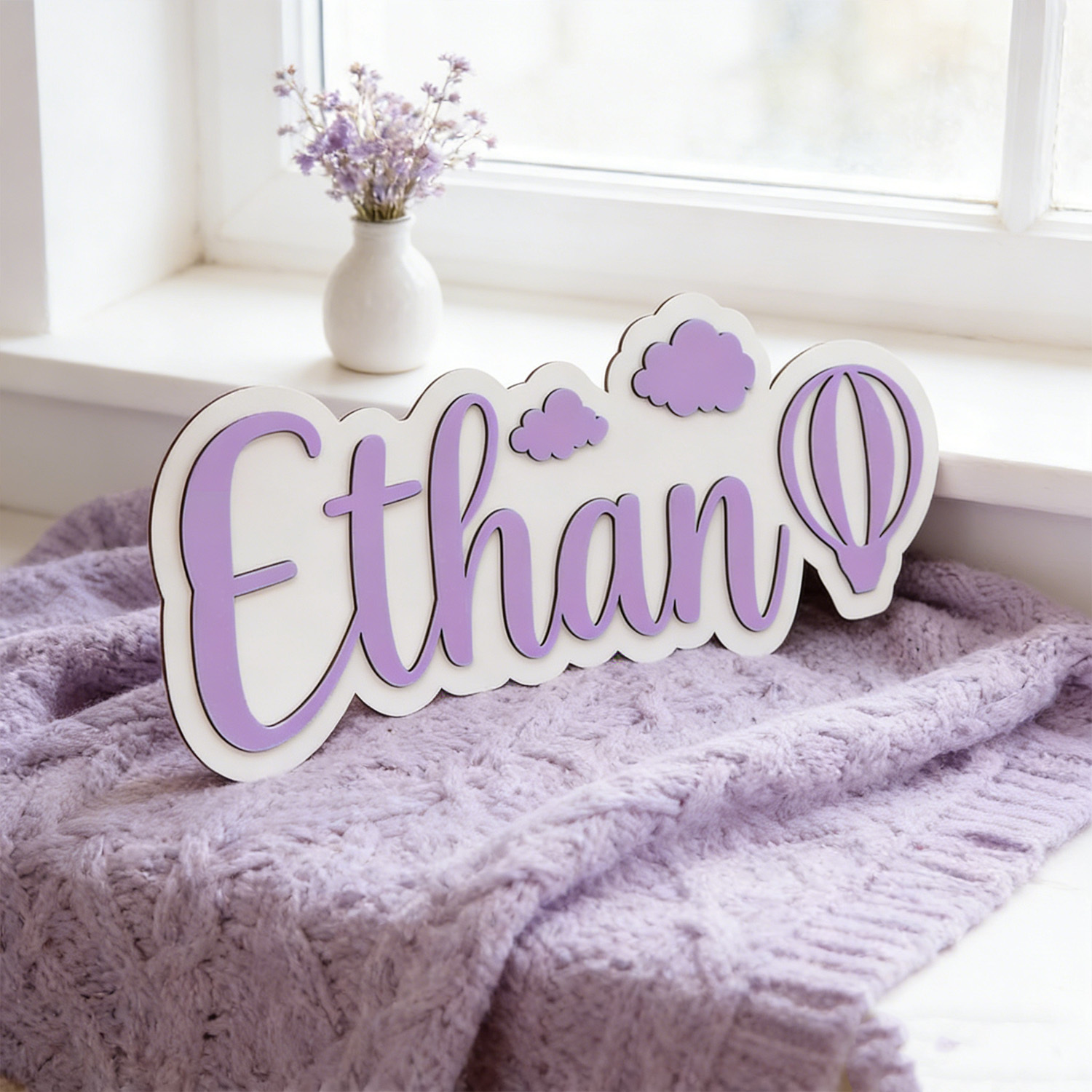 Personalized Hot Air Balloon & - Baby Nursery Baby review and price