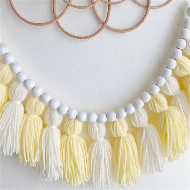 Yellow Boho Tassel Garlands Wa - Baby Nursery Yellow review and price