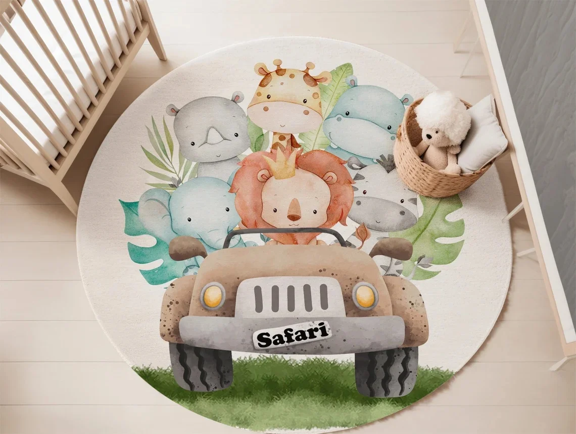 Woodland Animals Nursery Rug f - Baby Nursery Carpet review and price