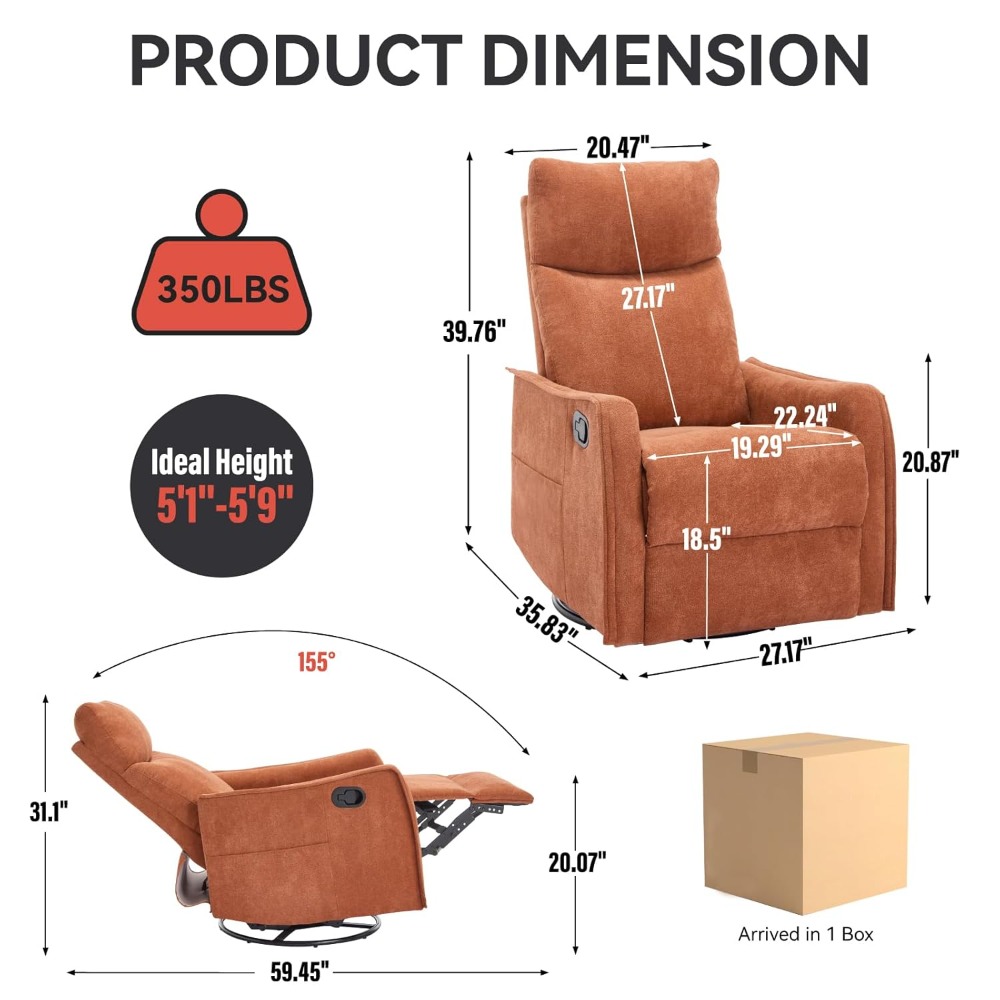 360 Swivel Rocking Recliner Ch - Rocking Chair Nursery review and price