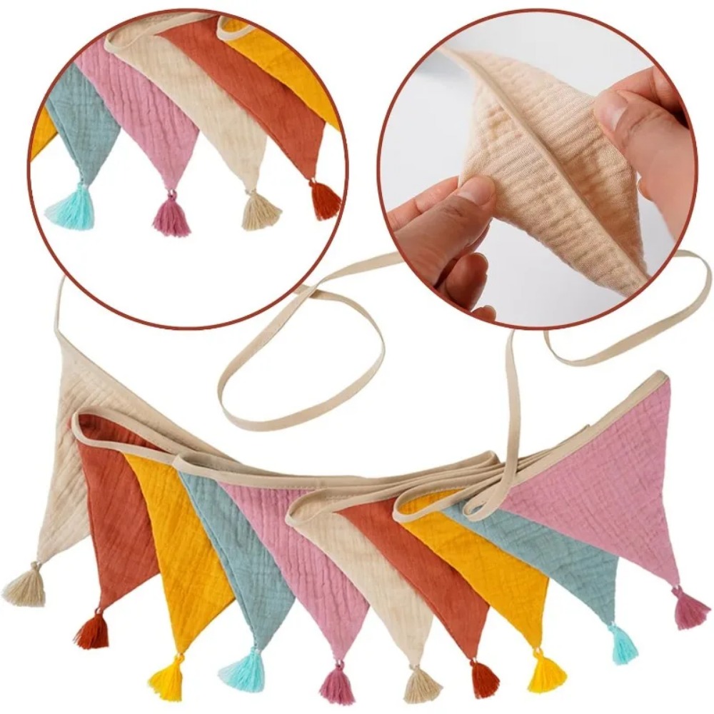 10 PCS Fabric Flag Banners Mul - Baby Nursery Bunting review and price