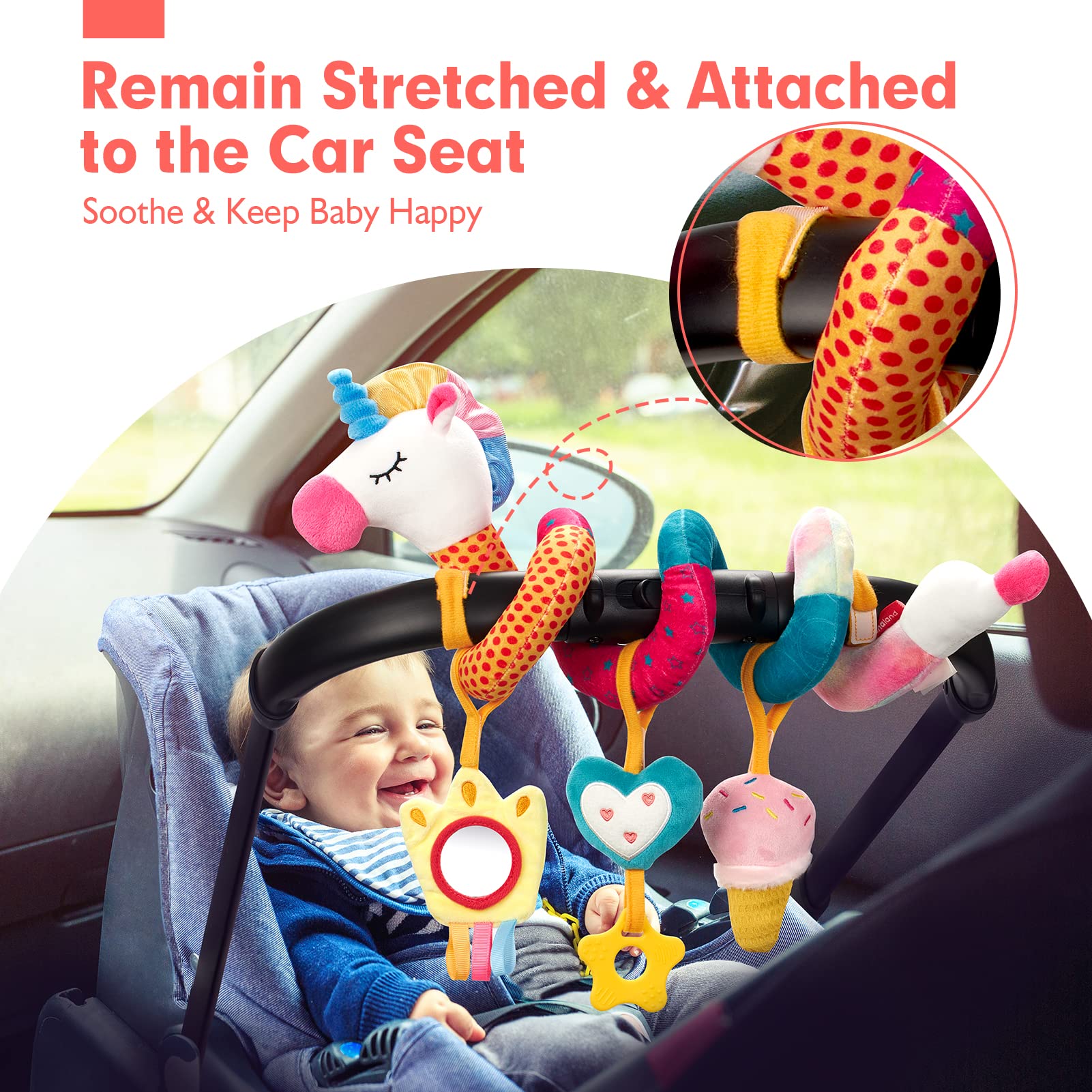 Car Seat Toys for Babies Rattl - Baby Nursery Set review and price
