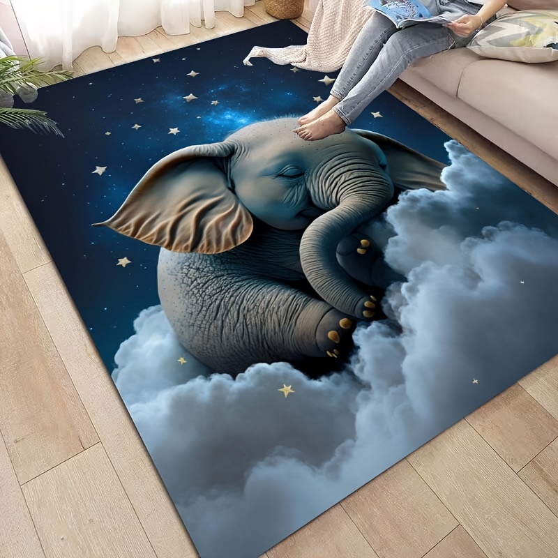 Dreamy Elephant Rug for Nurser - Baby Nursery Carpet review and price