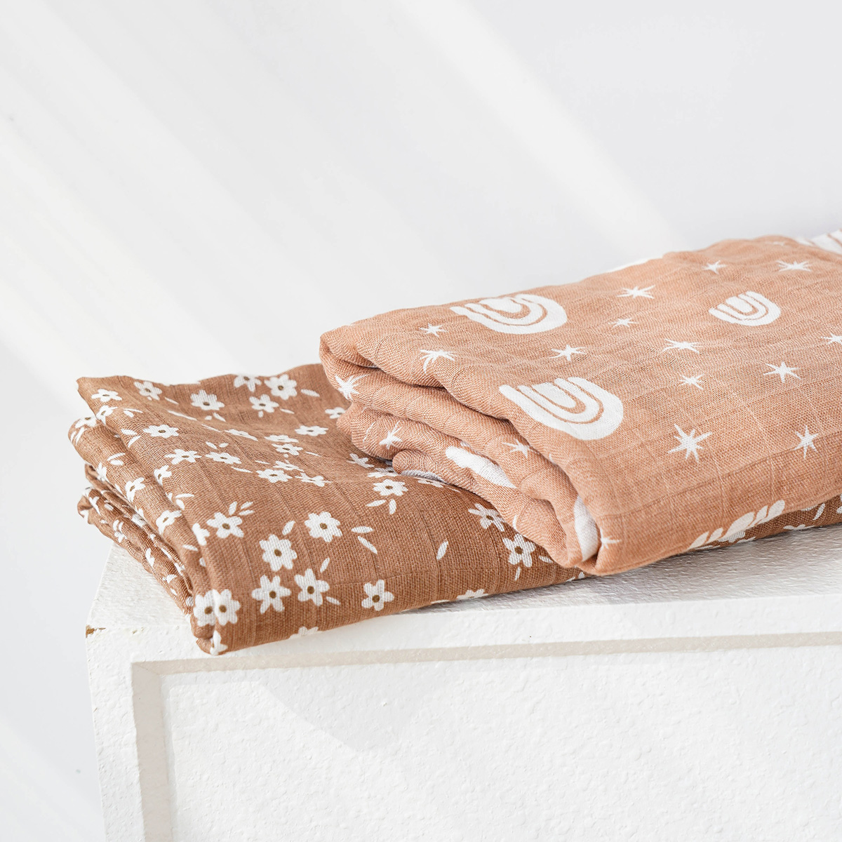 120x110cm 2 Layers Baby Muslin - Swaddle Blanket Muslin review and price