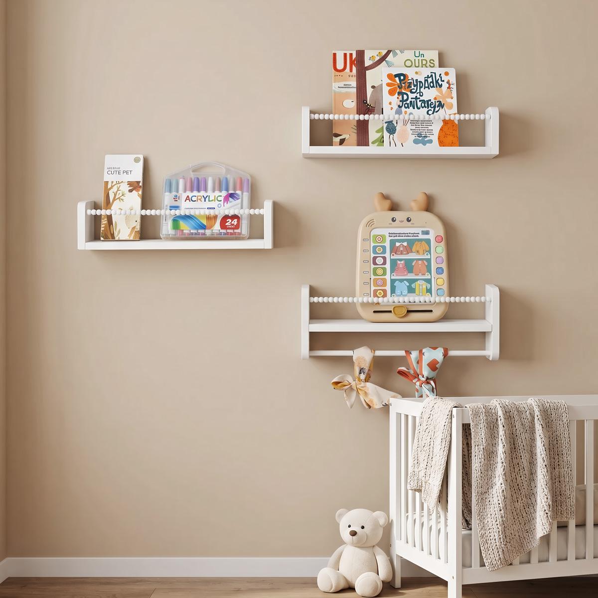Floating Nursery Book Shelves  - Baby Bookshelf Small review and price