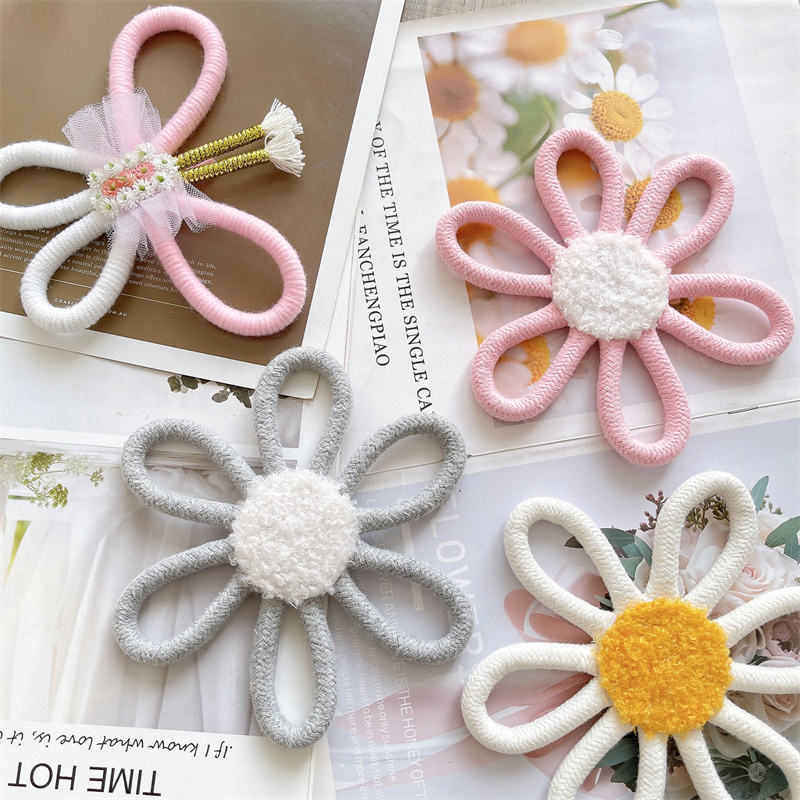 Cotton Rope Woven Daisy Flower - Baby Nursery Hanging Decor review and price