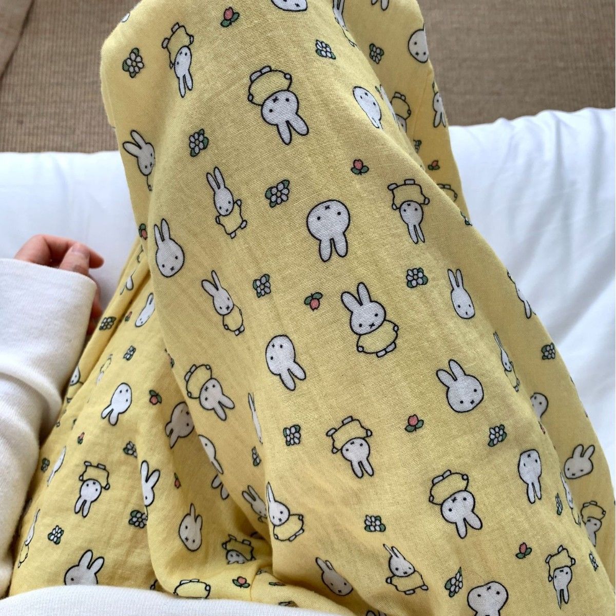 Yellow Bottom Miffy 100% Cotto - Baby Nursery Yellow review and price