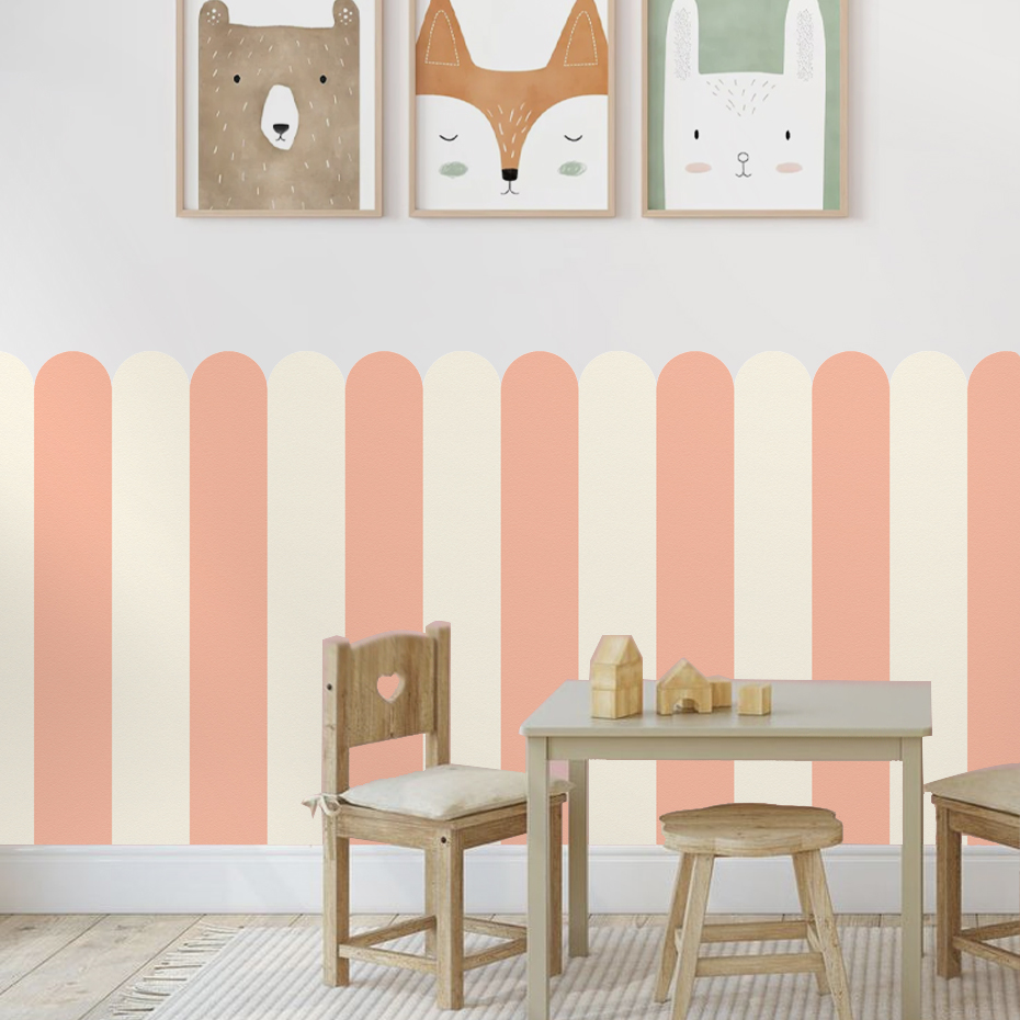 Multicolor Vertical Striped Ar - Baby Nursery Wall Decor review and price