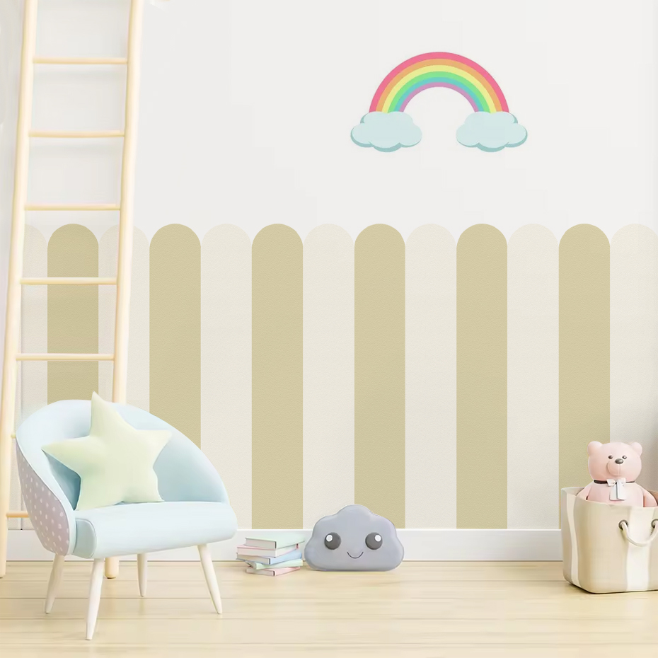 Multicolor Vertical Striped Ar - Baby Nursery Wall Decor review and price