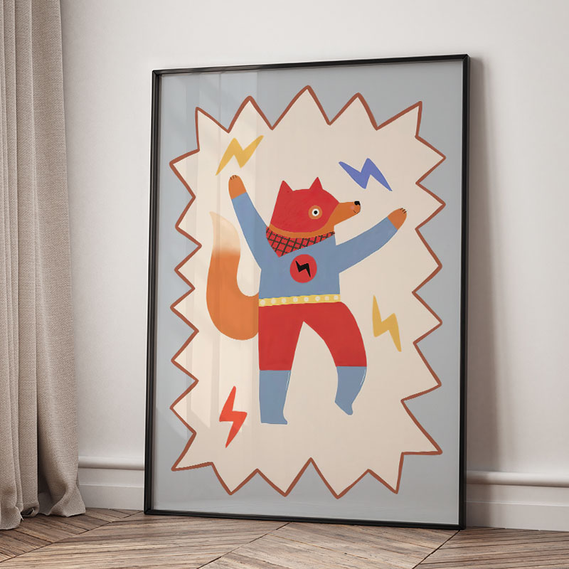 Funny Cartoon Super Cool Kid N - Baby Nursery Wall Decor review and price
